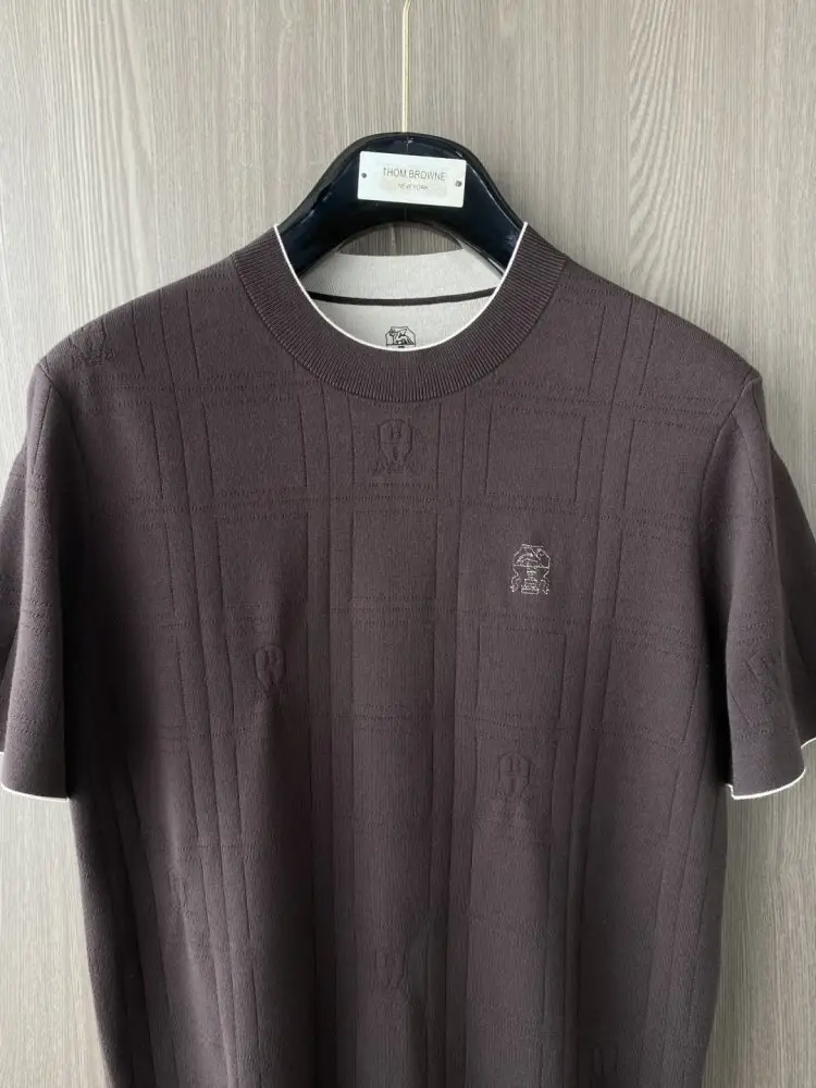 Brunello Cucinelli Футболка чоловіча — Фото 2