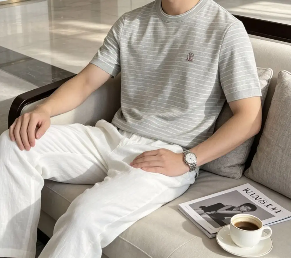 Brunello Cucinelli T-shirt men's — Photo 3