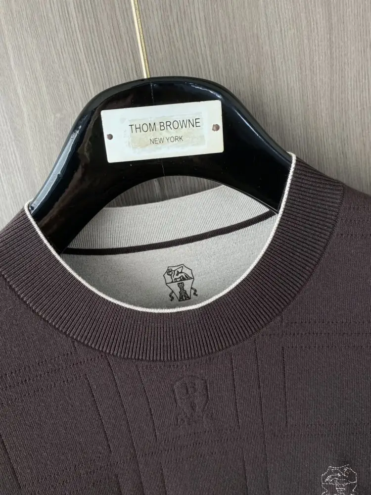 Brunello Cucinelli Футболка чоловіча — Фото 3