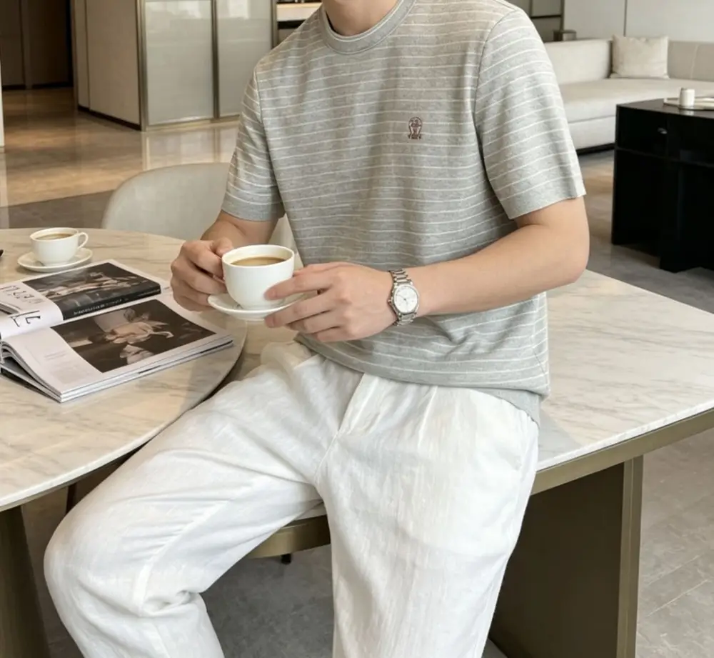 Brunello Cucinelli T-shirt men's — Photo 4