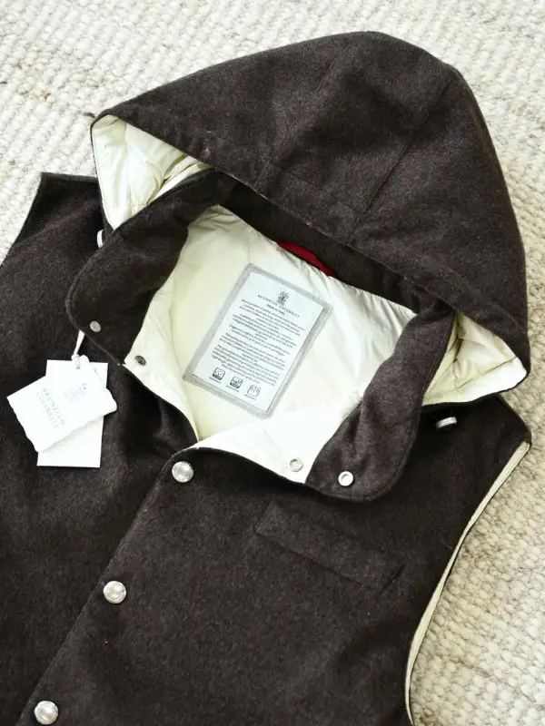 Brunello Cucinelli Жилетка мужская — Фото 4