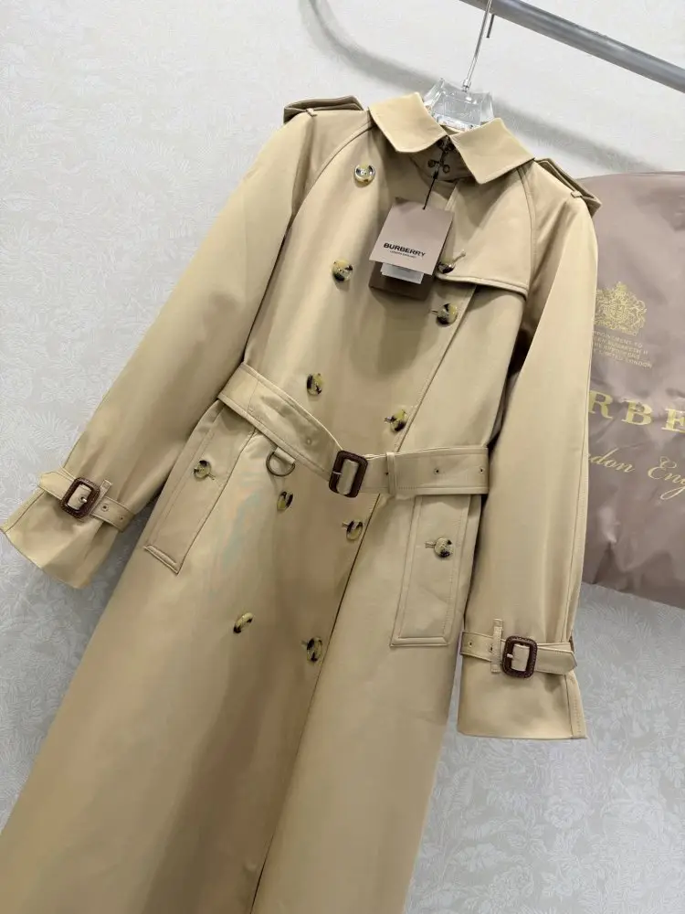 Burberry Длинный женский тренч — Фото 4