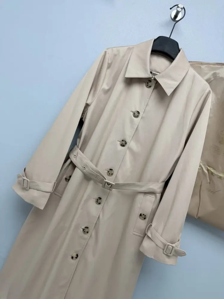 Burberry Довгий жіночий тренч — Фото 4