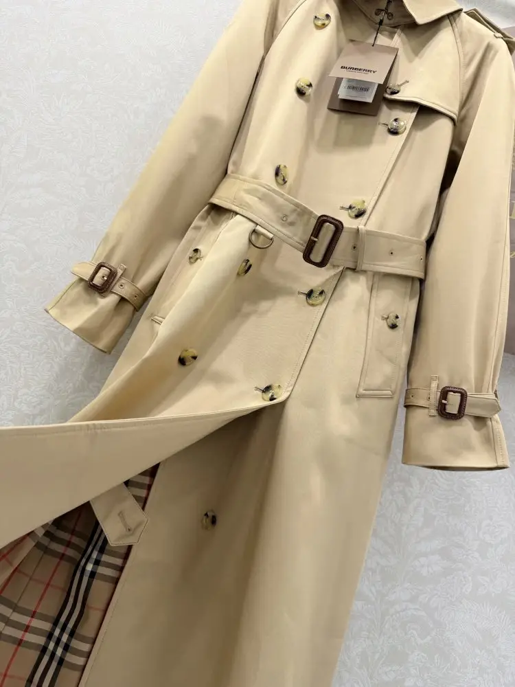 Burberry Длинный женский тренч — Фото 5