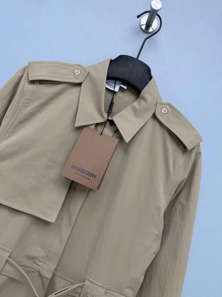 Burberry Довгий тренч А-силуету — Фото 2