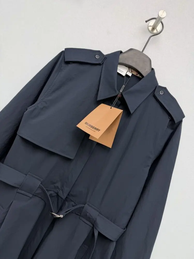 Burberry Довгий тренч А-силуету — Фото 2