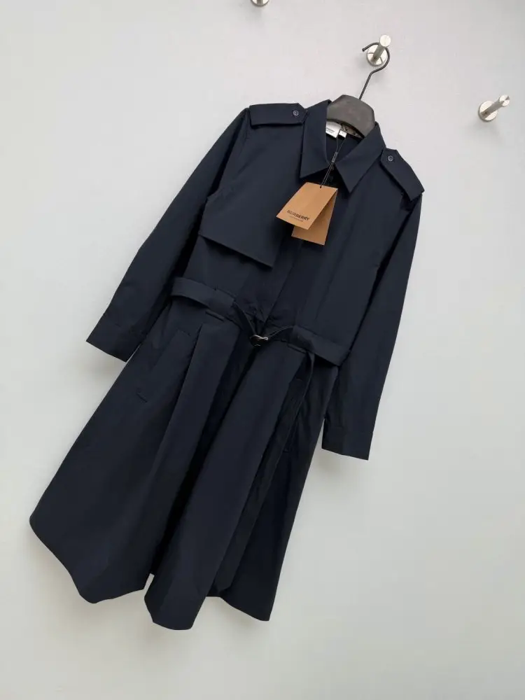 Burberry Довгий тренч А-силуету — Фото 4