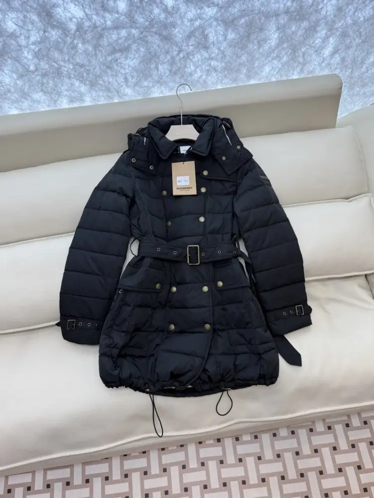 Burberry Двубортная куртка на пуху — Фото 3