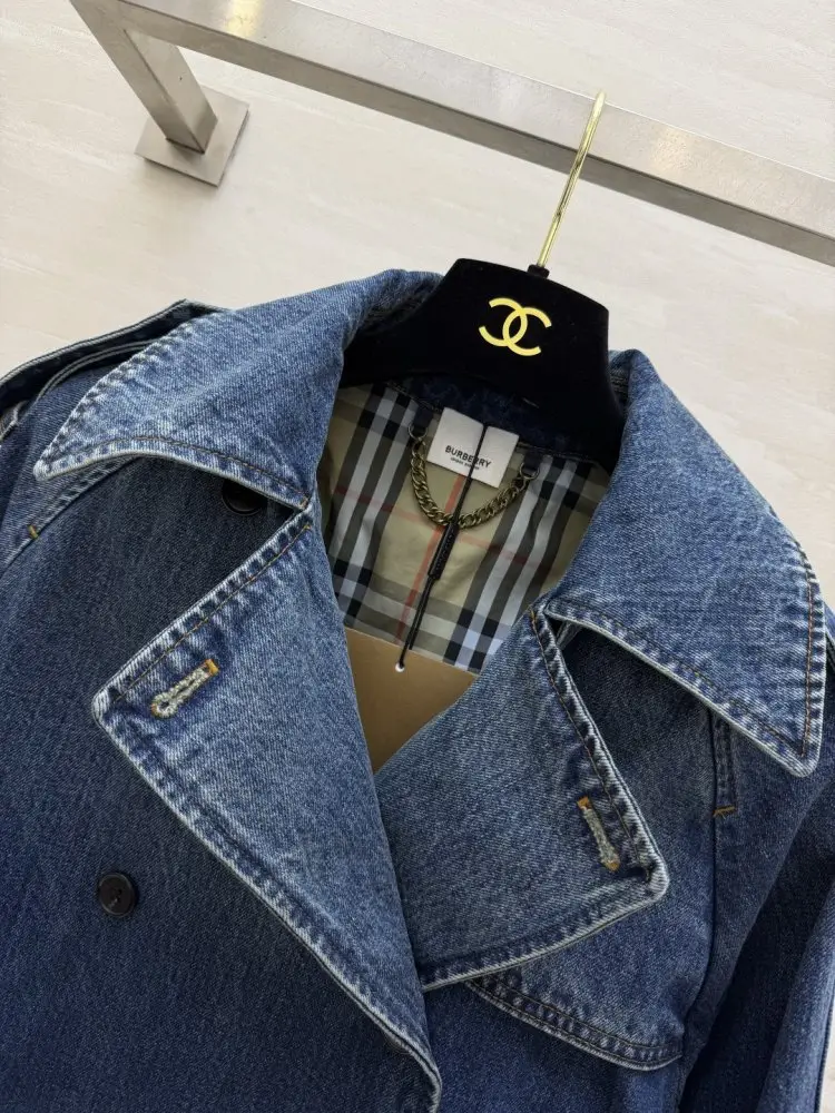 Burberry Джинсовый тренч — Фото 3