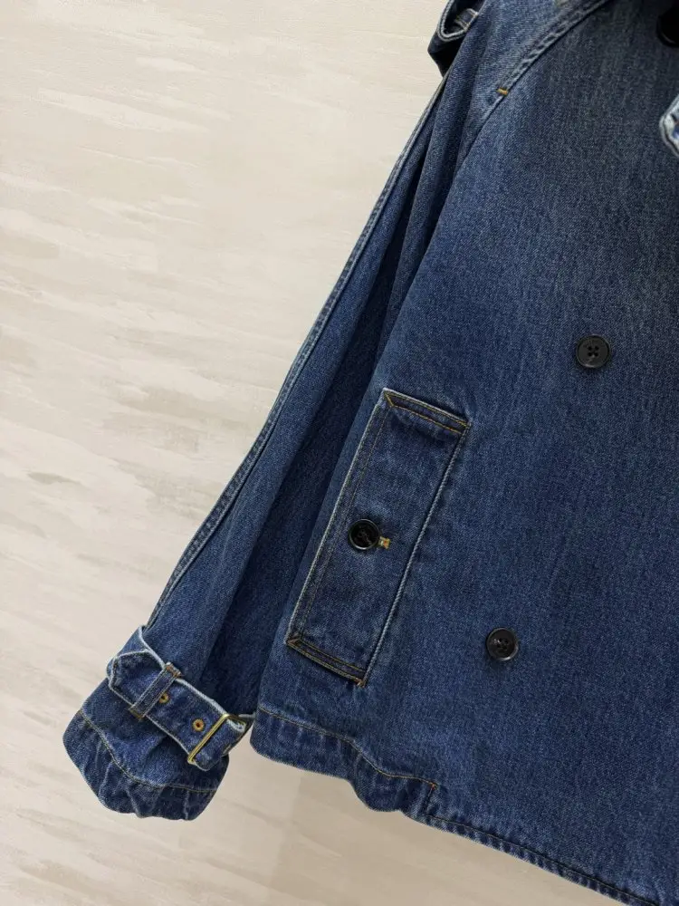 Burberry Джинсовый тренч — Фото 5