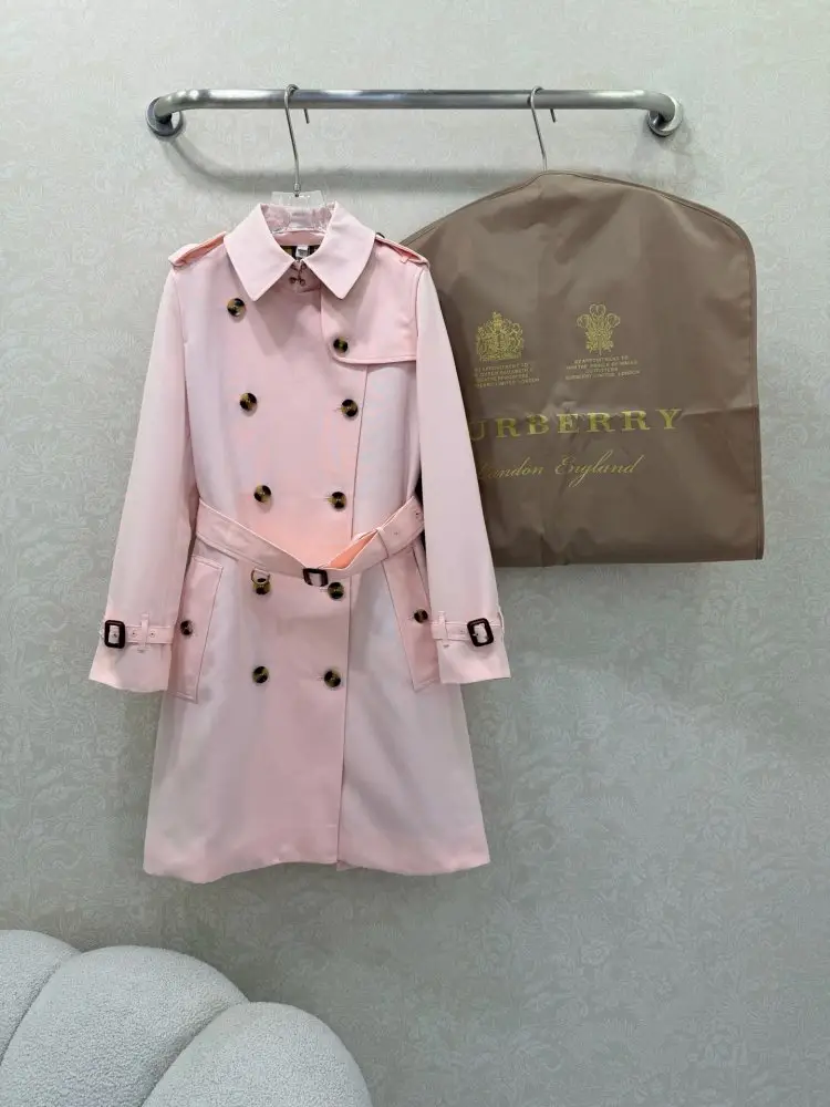 Burberry Pink пятибортный trench — Photo 1