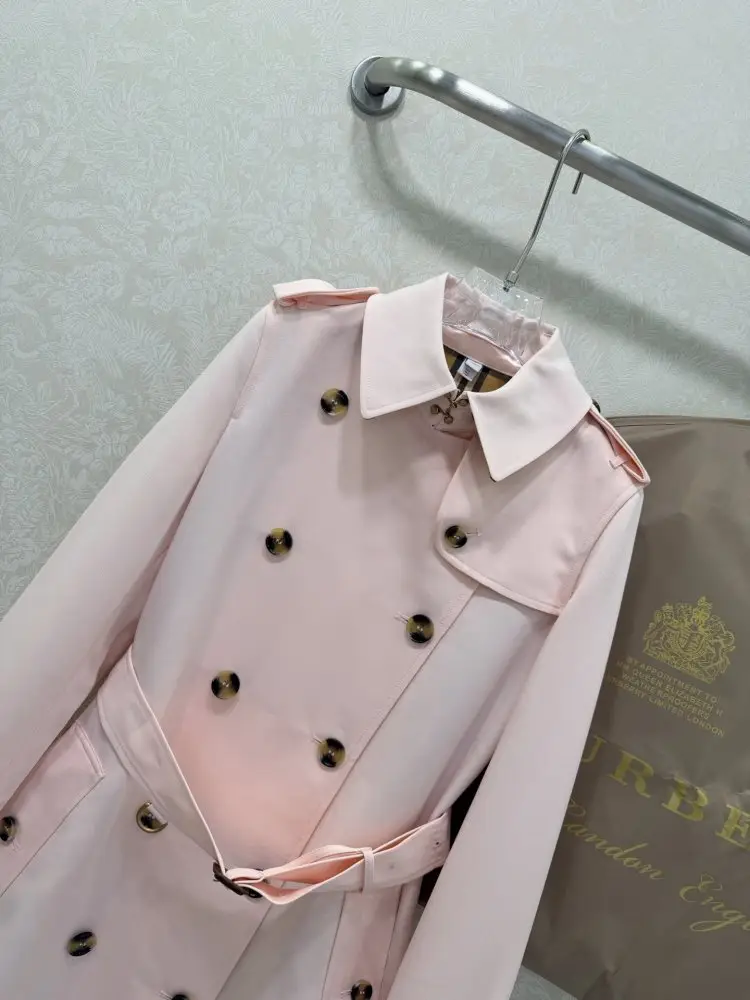 Burberry Pink пятибортный trench — Photo 2