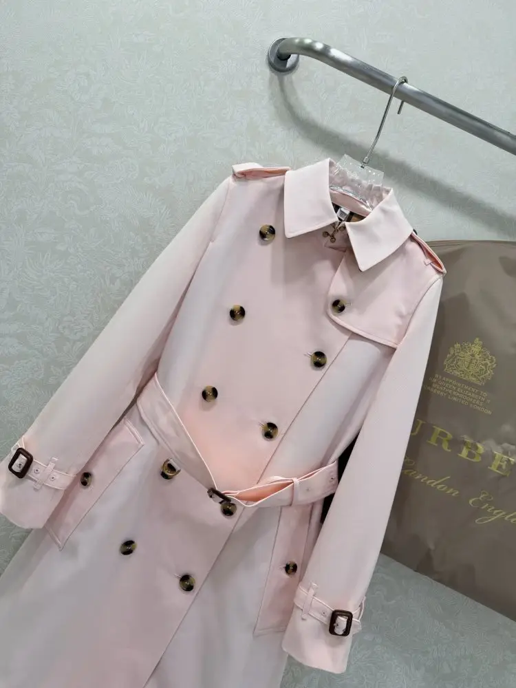 Burberry Pink пятибортный trench — Photo 4