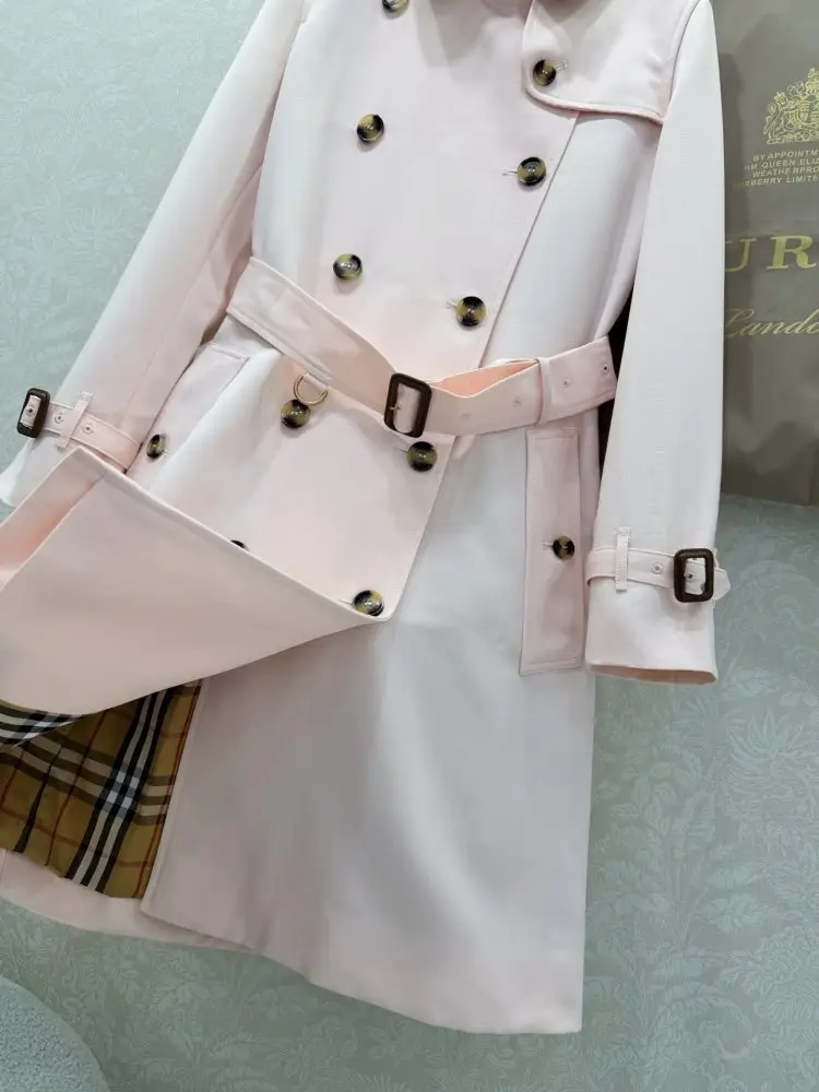Burberry Pink пятибортный trench — Photo 5