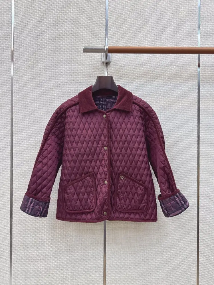 Burberry — Стеганая куртка з ромбовидным візерунком