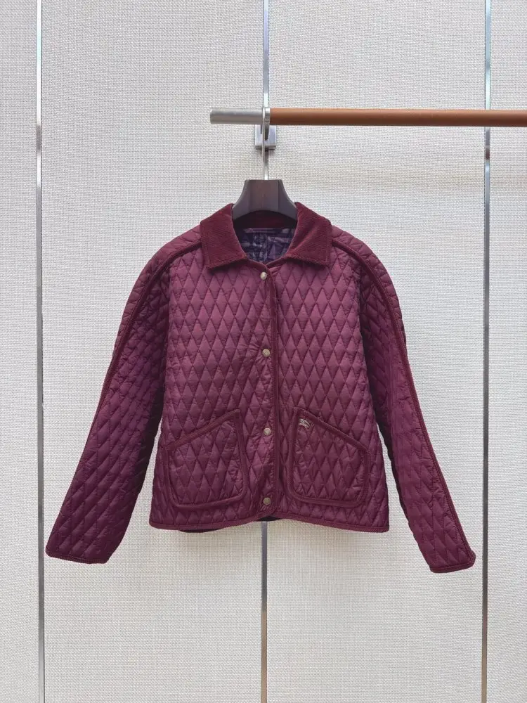Burberry Стеганая куртка з ромбовидным візерунком — Фото 2