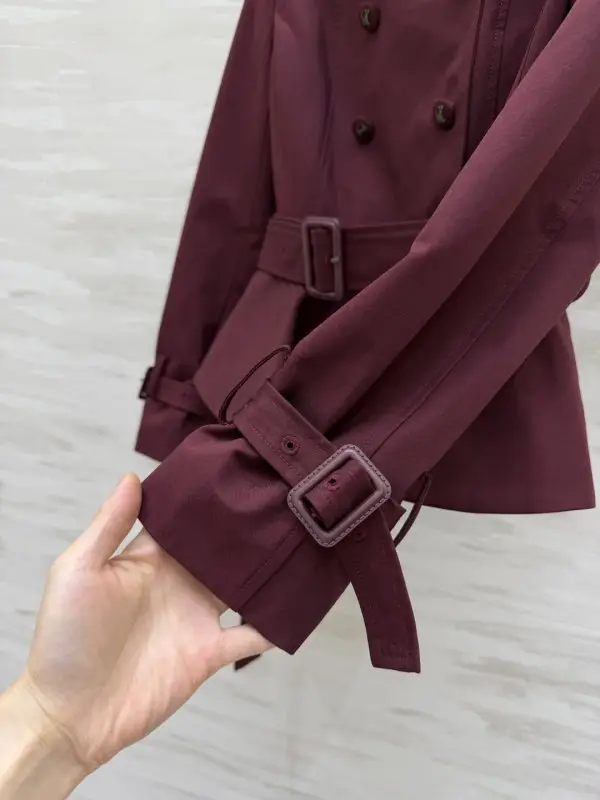Burberry Короткий осінній тренч — Фото 3