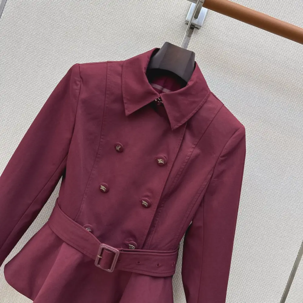 Burberry Короткий двубортный тренч — Фото 2