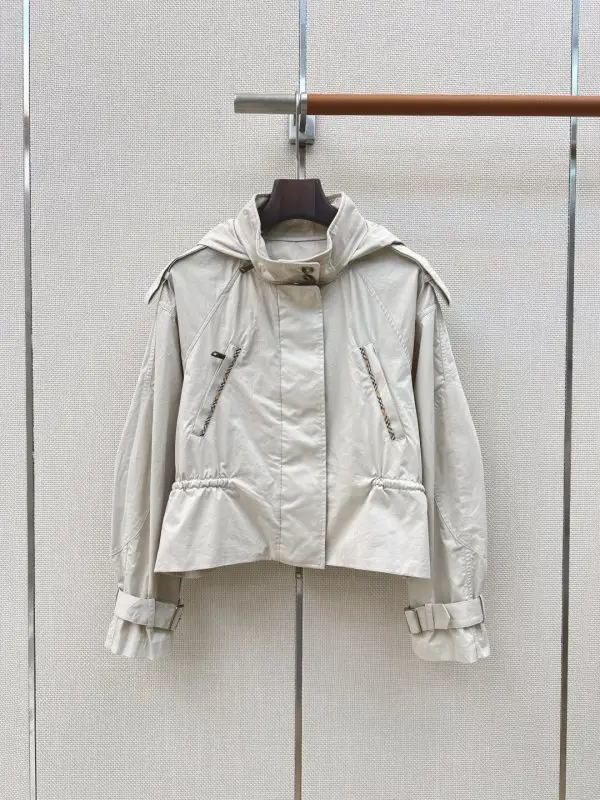 Burberry — Trench from hood