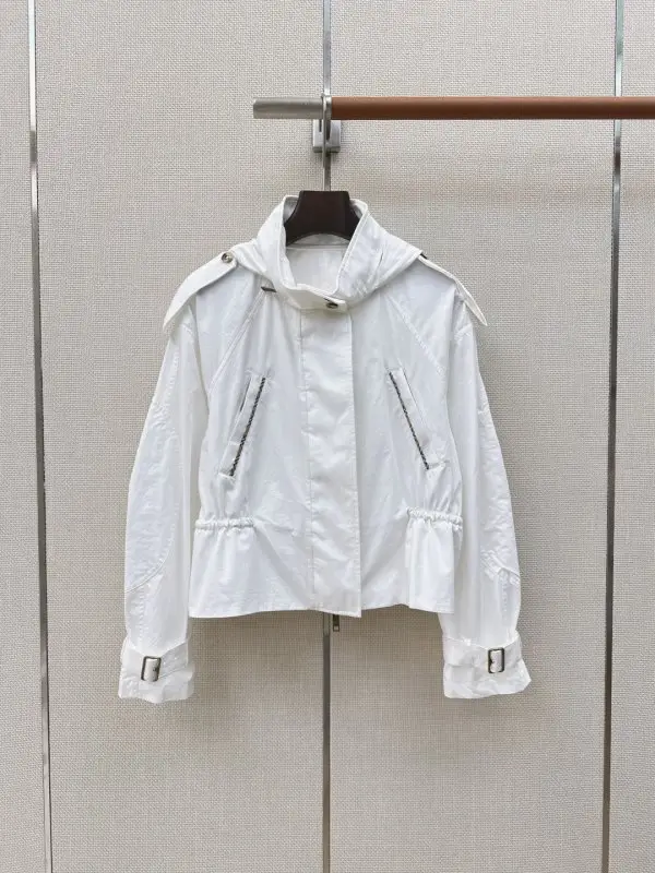 Burberry — Trench from hood