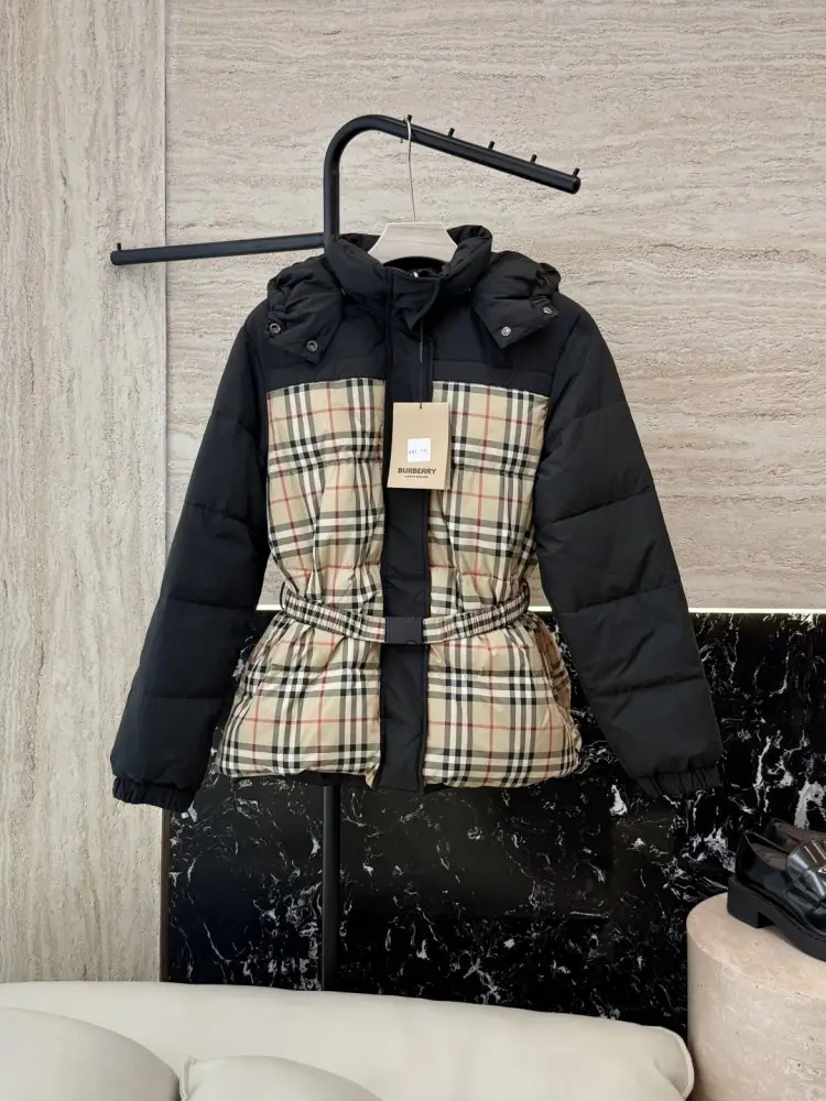 Burberry — Two-sided feather jacket women's