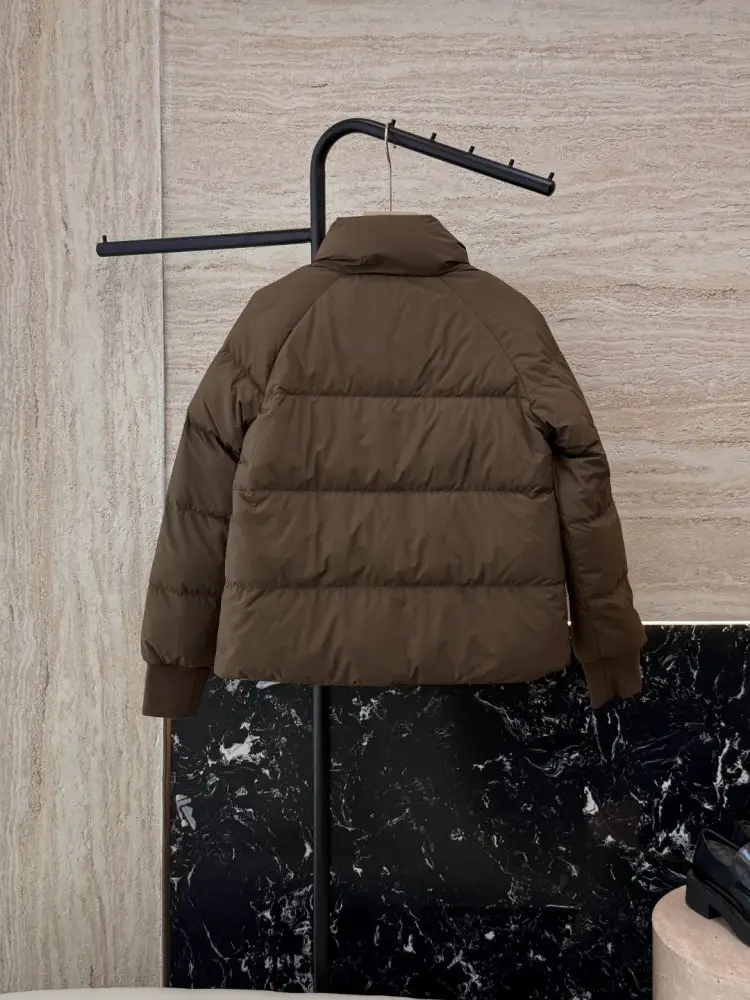 Burberry Двусторонняя клетчатая пуховая куртка — Фото 2