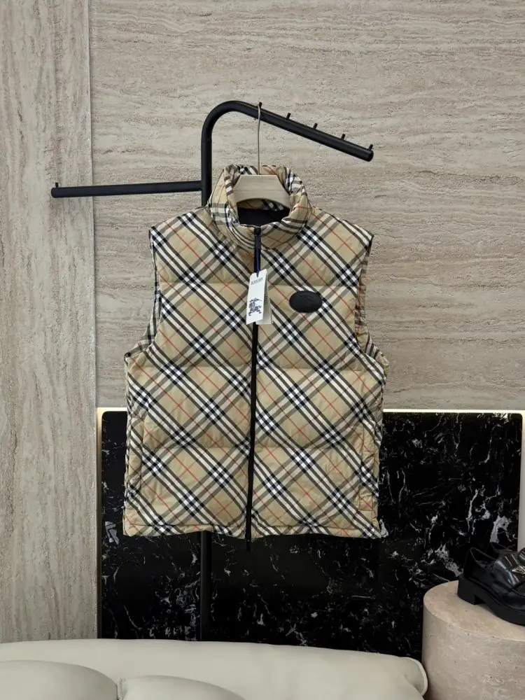 Burberry — Vest on feathers women's