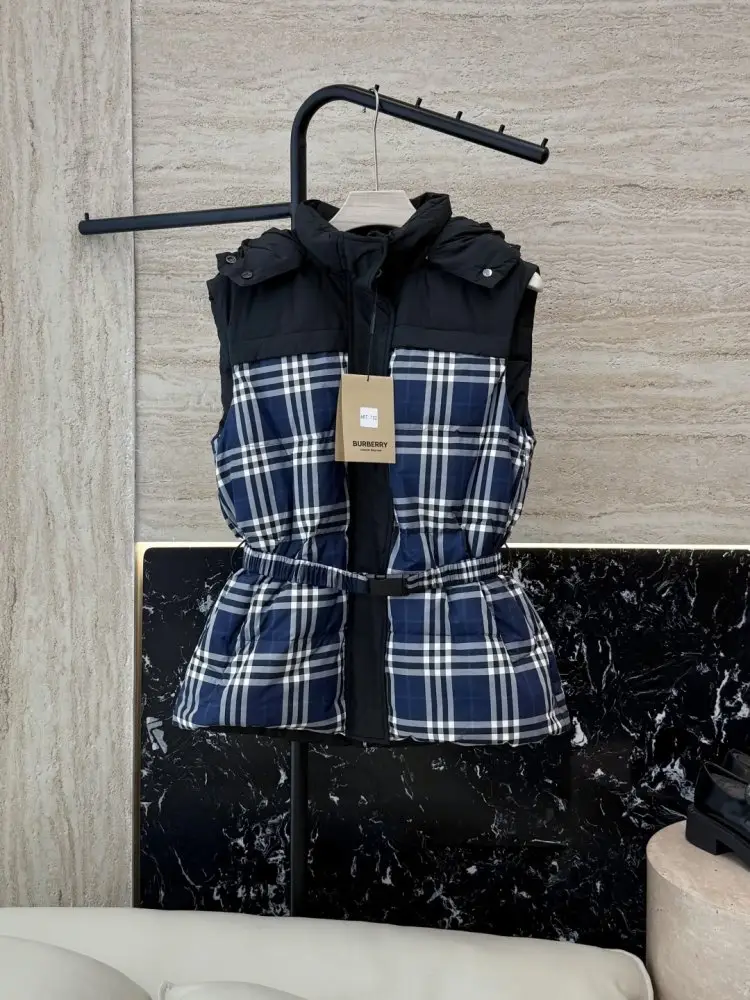 Burberry — Vest on feathers women's