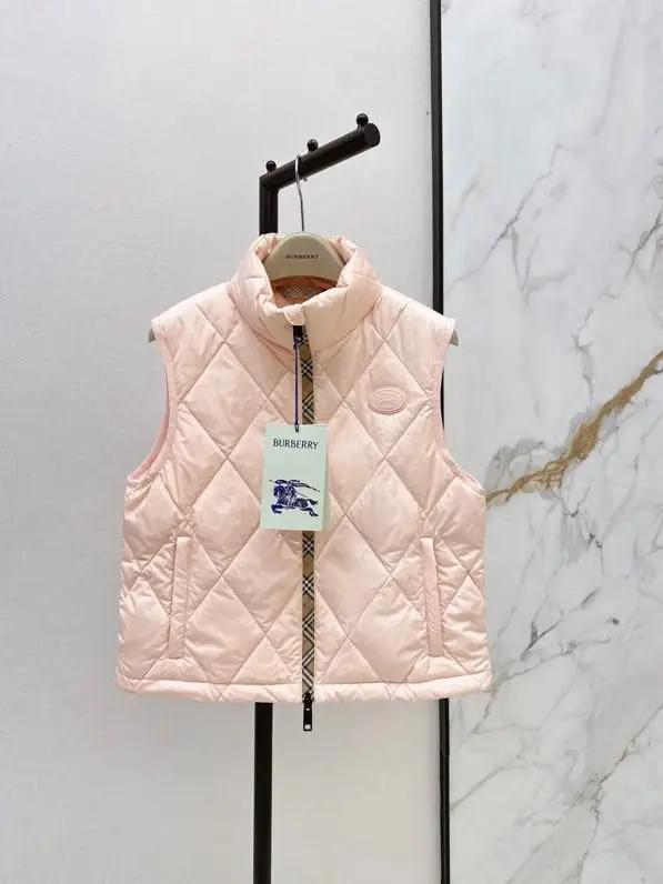 Burberry — Vest on feathers women's