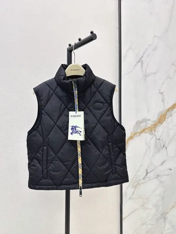 Burberry — Vest on feathers women's