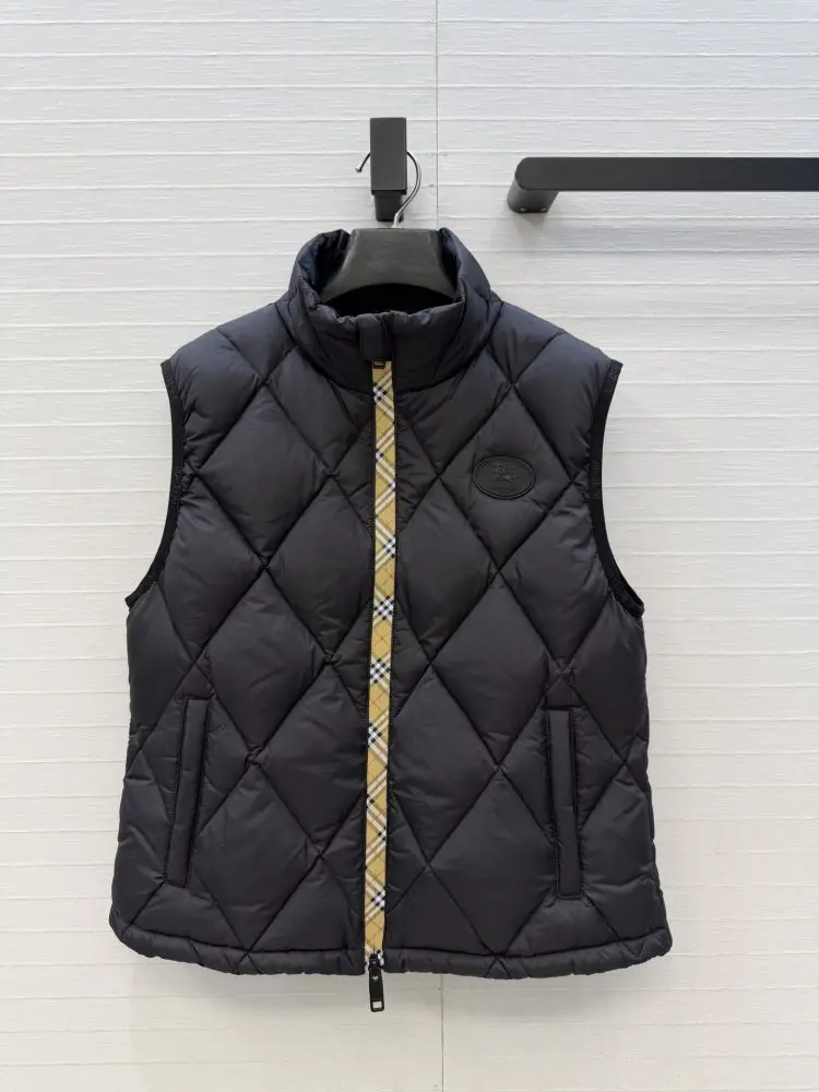 Burberry — Vest on feathers women's