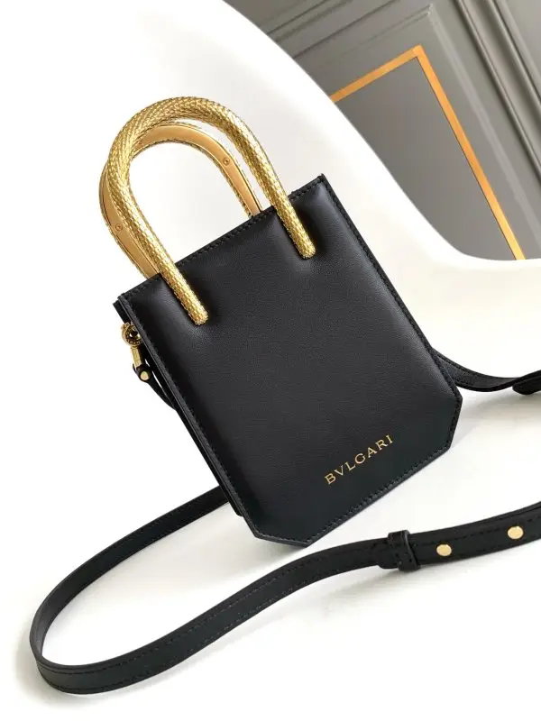 BVLGARI Мини сумка тоут SERPENTINE 13 см — Фото 3
