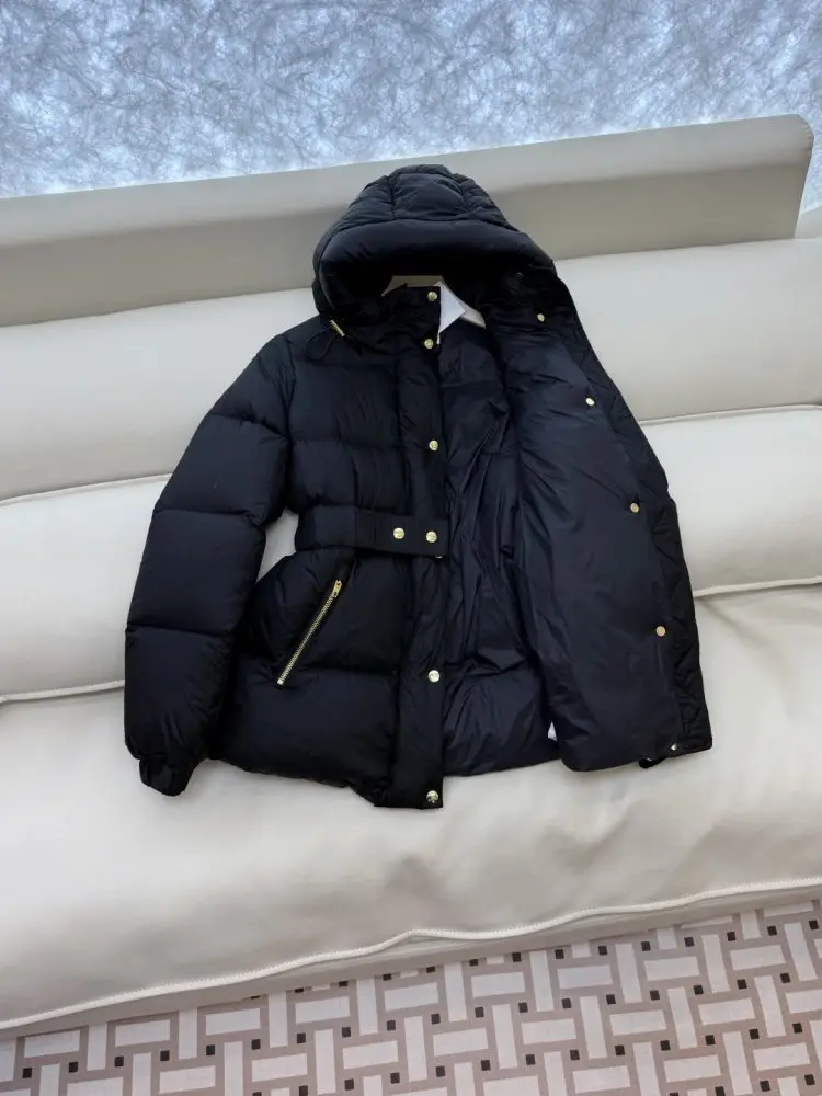 Celine Feather jacket secondary length from belt and hood — Photo 5