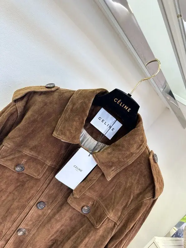 Celine Jacket suede women's — Photo 4