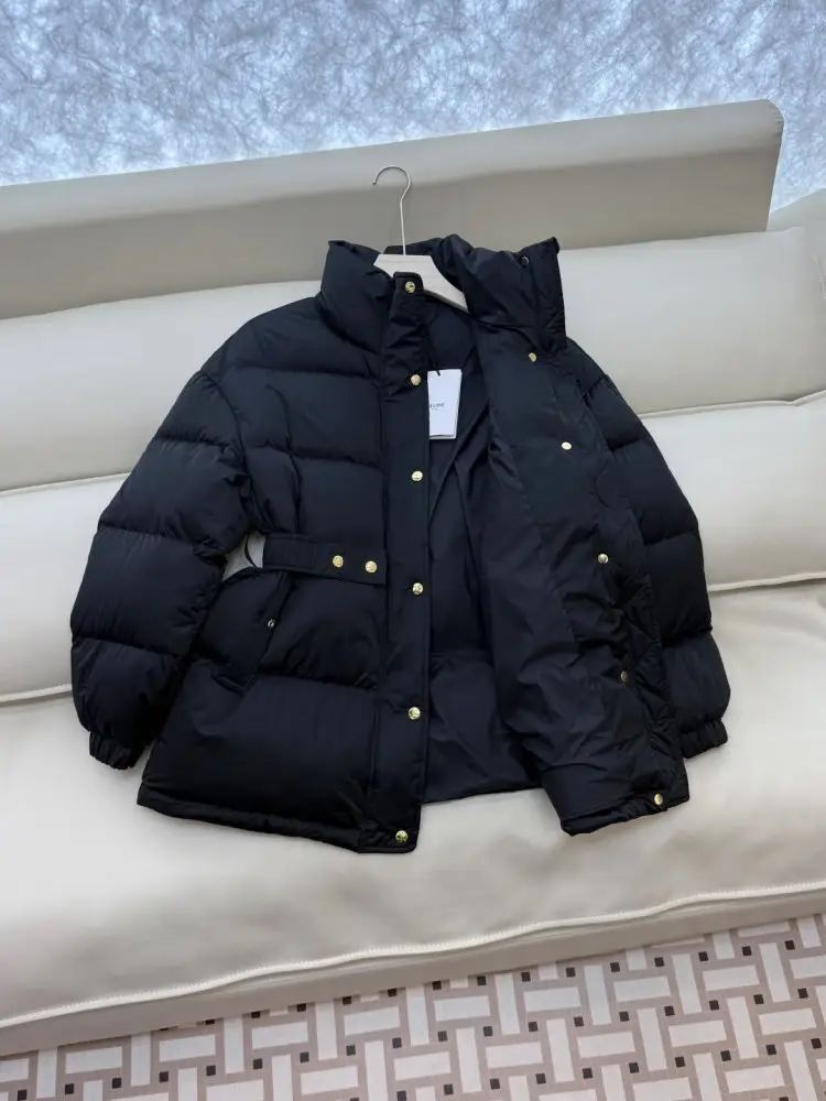 Celine Short jacket on feathers from hood — Photo 5