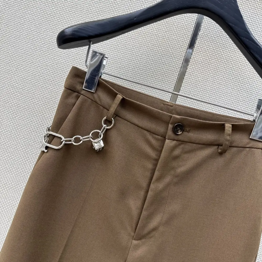 Celine Shortened direct pants from chain — Photo 5