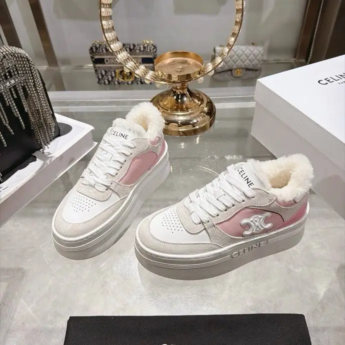 Celine — Кросівки RUNNER на хутрі