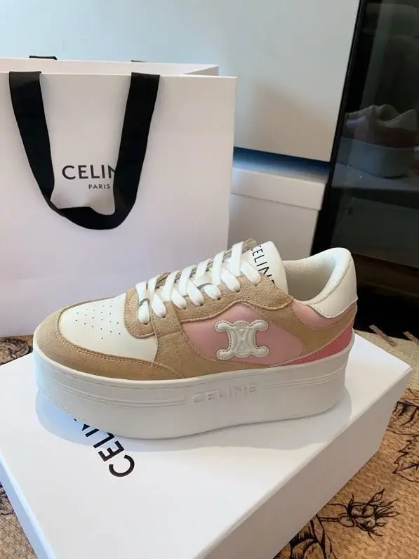 Celine Кроссовки женские на платформе — Фото 2