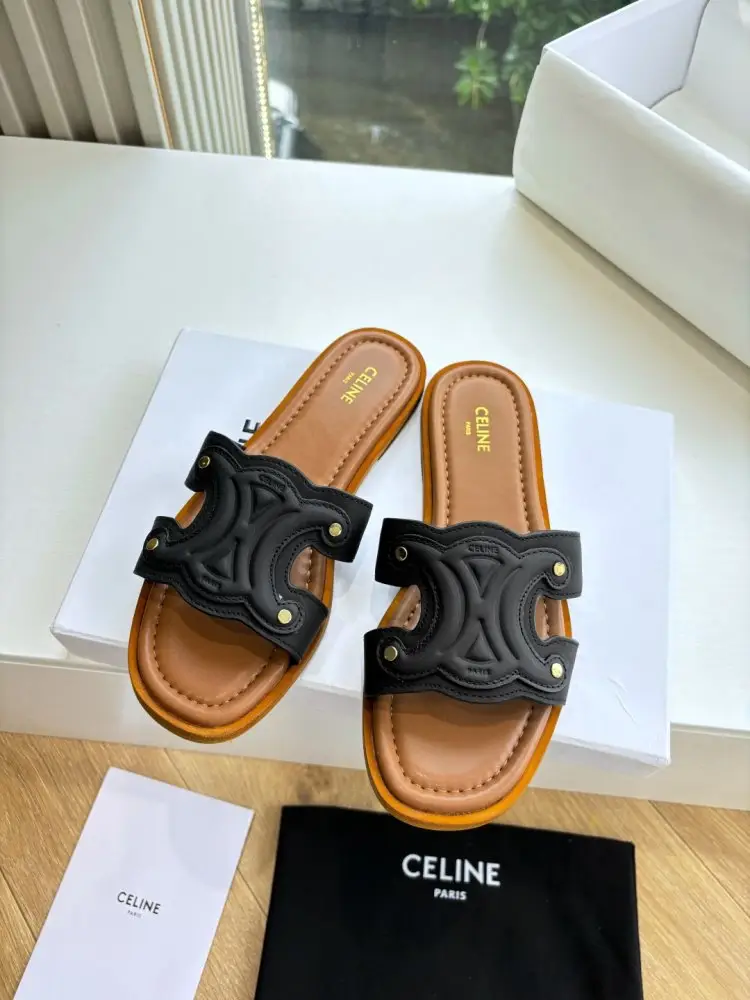 Celine Шлепанцы женские — Фото 4