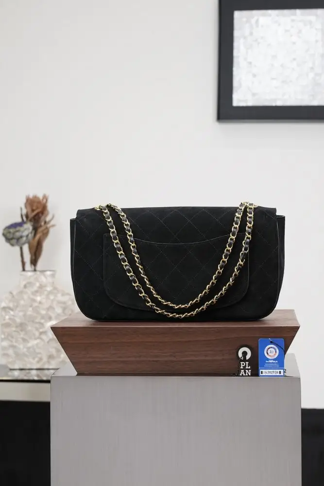 Chanel Сумка замшева 26S Maxi Flap Bag 32 см — Фото 3