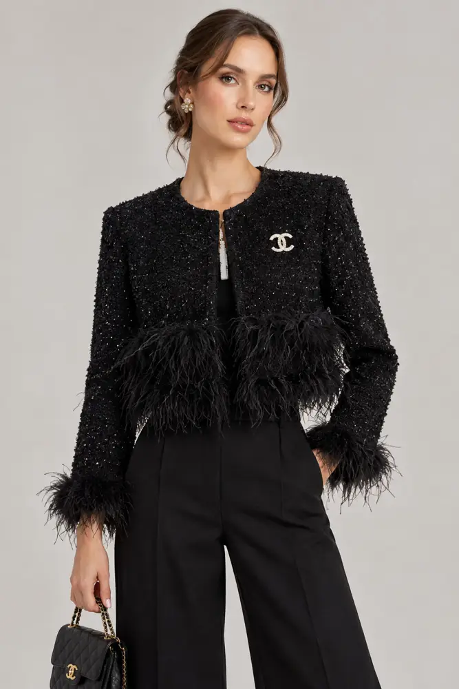 Chanel — Піджак твідовий жіночий