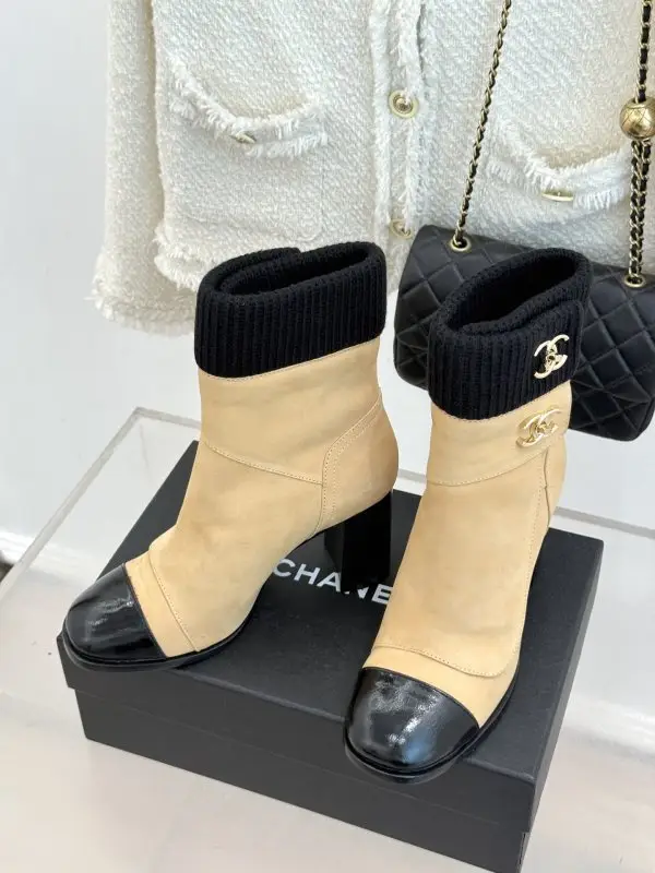 Chanel Ботильоны кожаные женские — Фото 2