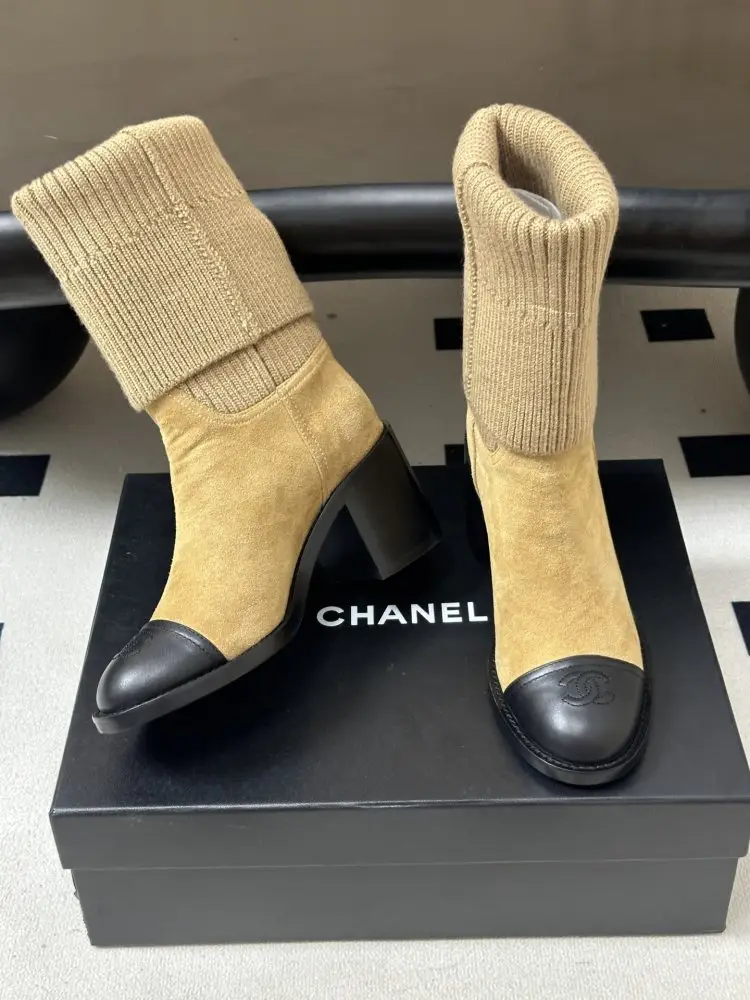 Chanel Ботильоны на высоком каблуке — Фото 4