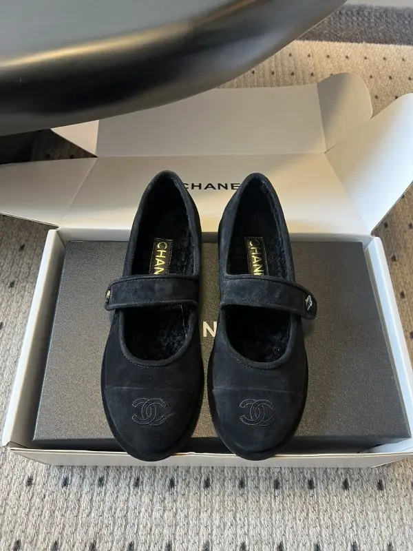 Chanel — Балетки на меху зимние
