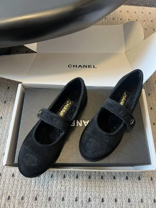 Chanel Балетки на меху зимние — Фото 3