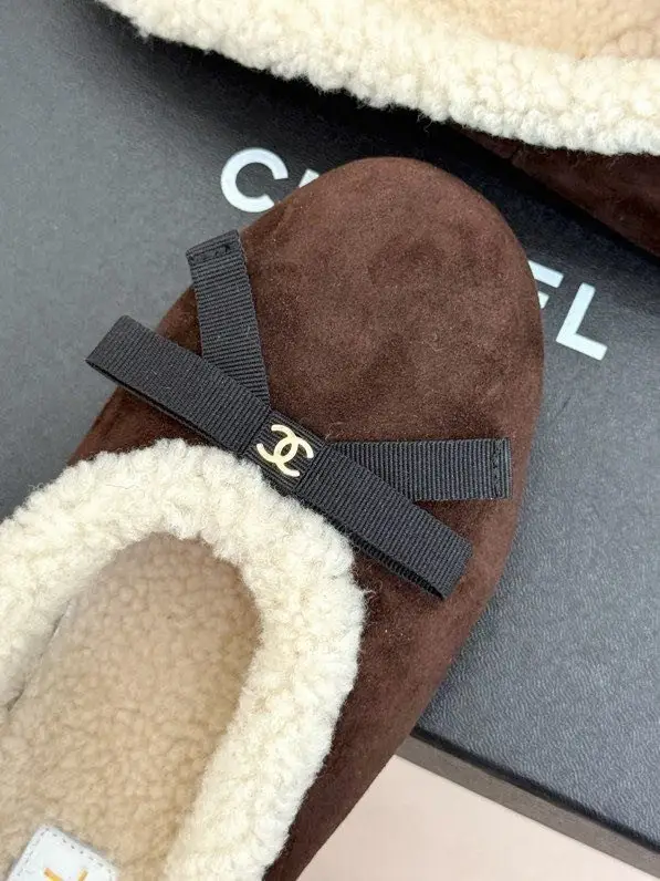 Chanel Балетки на меху женские — Фото 5