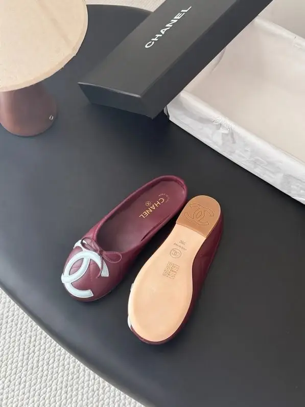 Chanel Балетки Vintage Cambon Series Half Slippers — Фото 3