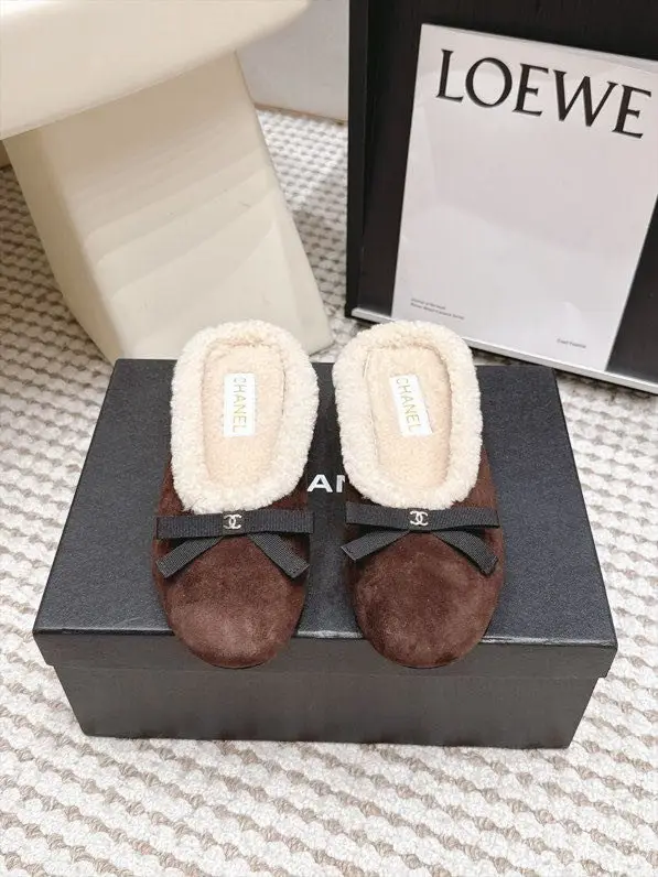 Chanel — Балетки зимові жіночі