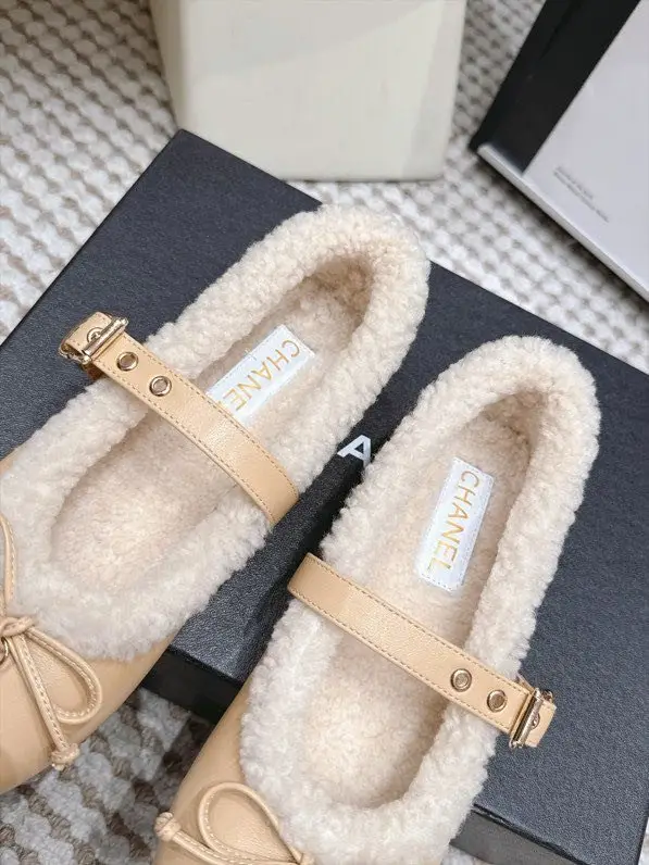 Chanel Балетки зимние женские — Фото 3