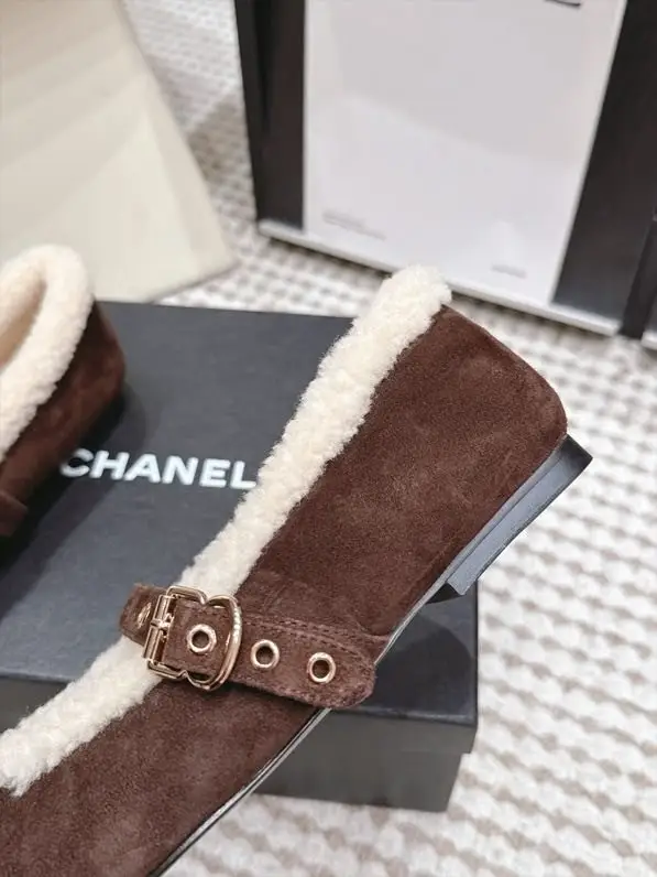 Chanel Балетки зимние женские — Фото 5